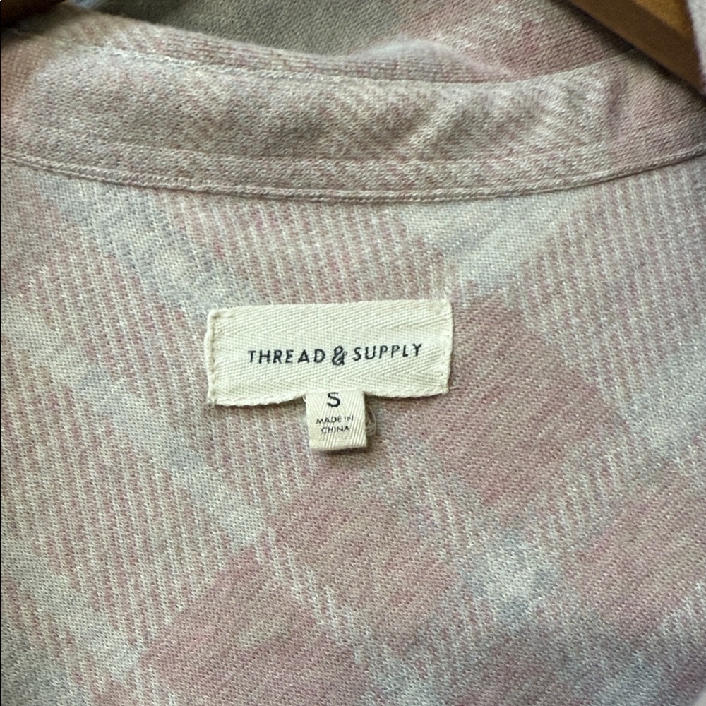 Thread & Supply Plaid Button-Up Cardigan - Picture 2 of 5